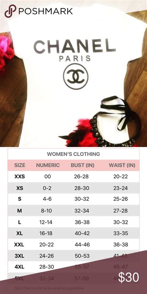 dimensions chanel|chanel size chart clothing.